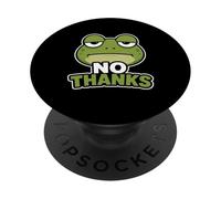 Gráfico Moody Frog No Thanks PopSockets PopGrip Adhesivo