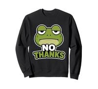 Gráfico Moody Frog No Thanks Sudadera