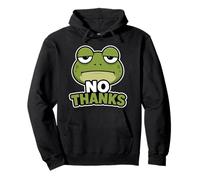 Gráfico Moody Frog No Thanks Sudadera con Capucha