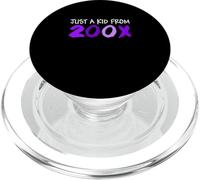 Gráfico morado de Just A Kid From 200X Purple PopSockets PopGrip para MagSafe