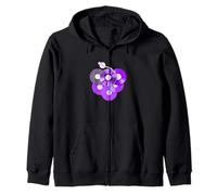 Gráfico morado Purple For The Record V2 Sudadera con Capucha