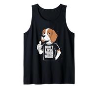 Gráfico Motivacional Don't Lose Your Head Camiseta sin Mangas