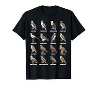 Gráfico Mundial de Especies de Rapaces de Rapaces en Todo el Mundo Camiseta