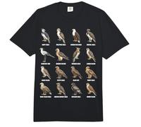 Gráfico Mundial de Especies de Rapaces de Rapaces en Todo el Mundo Comfort Colors Adult Heavyweight T-Shirt