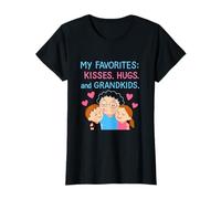 Gráfico My Favorites Kisses Hugs and Grandkids Camiseta