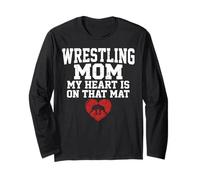 Gráfico My Heart Is On That Mat Wrestling Mom Manga Larga