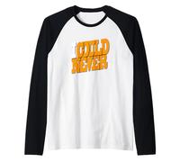 Gráfico naranja I Could Never Orange Camiseta Manga Raglan