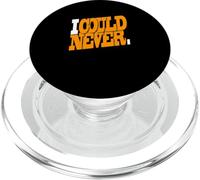 Gráfico naranja I Could Never Orange PopSockets PopGrip para MagSafe