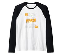 Gráfico naranja sigue siendo bueno naranja Camiseta Manga Raglan