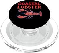 Gráfico náutico audaz de langosta costera PopSockets PopGrip para MagSafe