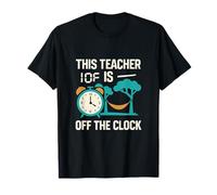 Gráfico novedoso de This Teacher Is Off The Clock Camiseta