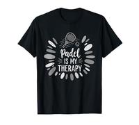 Gráfico Padel Is My Therapy Pádel Sport Lover Diseño Camiseta