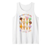 Gráfico para Amantes de los Helados de So Many Flavors So Little Time Camiseta sin Mangas