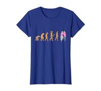 Gráfico para el Trabajador Social de Trabajo Social Camiseta, Mujer, Azul Real, XXL