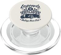 Gráfico para entusiastas del automóvil del Club de Carreras de Coches de Estilo Vintage PopSockets PopGrip para MagSafe