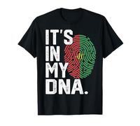 Gráfico patriótico de la Bandera Roots de Burkina Faso con Huellas Dactilares Camiseta