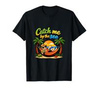Gráfico Permanente de Fiesta de Vacaciones Catch Me by The Sea Camiseta