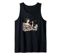 Gráfico Pin-up japonés escribe tu Propia Historia - S25 Camiseta sin Mangas