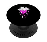 Gráfico Pink Storms Can't Dim My Shine Pink PopSockets PopGrip Adhesivo