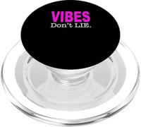 Gráfico Pink Vibes Don't Lie Pink PopSockets PopGrip para MagSafe