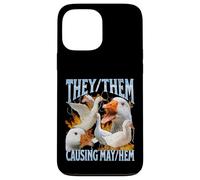 Gráfico pirata del Y2K de They Them Mayhem, divertido meme de Goose Carcasa para iPhone 13 Pro Max