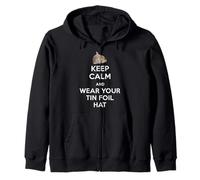 Gráfico político del Sombrero con Estampado «Keep Calm and Use Your Foil» Sudadera con Capucha