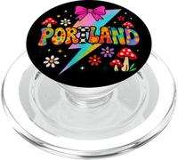 Gráfico Portland Groovy Mushroom Preppy Lightning PopSockets PopGrip para MagSafe