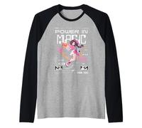 Gráfico Power in Magic Anime LV.05 Camiseta Manga Raglan