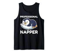 Gráfico profesional de pingüino durmiendo para niñas y niños Camiseta sin Mangas