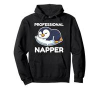 Gráfico profesional de pingüino durmiendo para niñas y niños Sudadera con Capucha