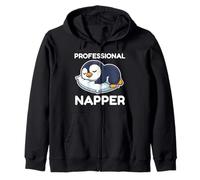 Gráfico profesional de pingüino durmiendo para niñas y niños Sudadera con Capucha