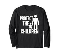 Gráfico Proteger a los Niños - Concientización sobre Protección Manga Larga