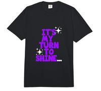 Gráfico Purple Color My Turn To Shine Purple Comfort Colors Adult Heavyweight T-Shirt