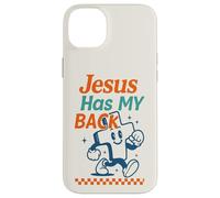 Gráfico Retro Cristiano de Jesus Has My Back Cross Carcasa para iPhone 14 Plus