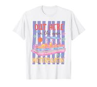 Gráfico Retro de Fiesta en el Lago con lancha motora «out Here In The Open Motorboatin» Camiseta