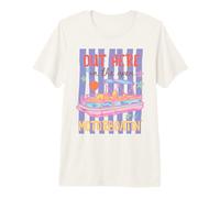 Gráfico Retro de Fiesta en el Lago con lancha motora «out Here In The Open Motorboatin» Camiseta Premium