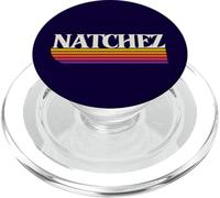 Gráfico Retro de Natchez Mississippi - Natchez MS PopSockets PopGrip para MagSafe