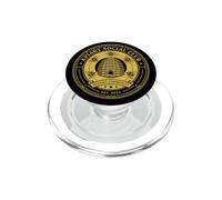 Gráfico Retro de Naturaleza Retro de Apiary Social Club con Forma de Colmena PopSockets PopGrip para MagSafe