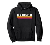 Gráfico Retro de Rochester New York - Rochester NY Sudadera con Capucha