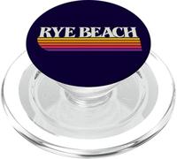 Gráfico Retro de Rye Beach New Hampshire - Rye Beach NH PopSockets PopGrip para MagSafe