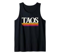 Gráfico Retro de Taos Nuevo México - Taos NM Camiseta sin Mangas