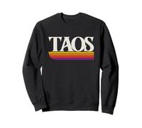 Gráfico Retro de Taos Nuevo México - Taos NM Sudadera