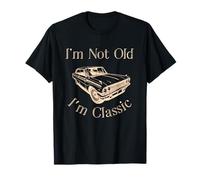Gráfico retro divertido de coche con texto «I'm Not Old I'm Classic Dad» para hombre Camiseta