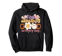 Gráfico Retro Find Something Good Every Day Sudadera con Capucha
