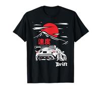 Gráfico retro vintage de JDM Tokyo Japan Drift Race Car Tuning Camiseta
