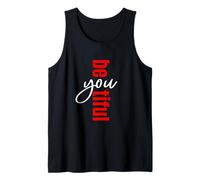 Gráfico rojo Be-You-tiful rojo Camiseta sin Mangas