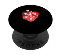 Gráfico rojo de Red For The Record V2 PopSockets PopGrip Adhesivo