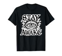 Gráfico Stay Awake Gothic Eye Lightning Camiseta