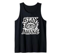 Gráfico Stay Awake Gothic Eye Lightning Camiseta sin Mangas