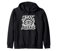 Gráfico Stay Awake Gothic Eye Lightning Sudadera con Capucha